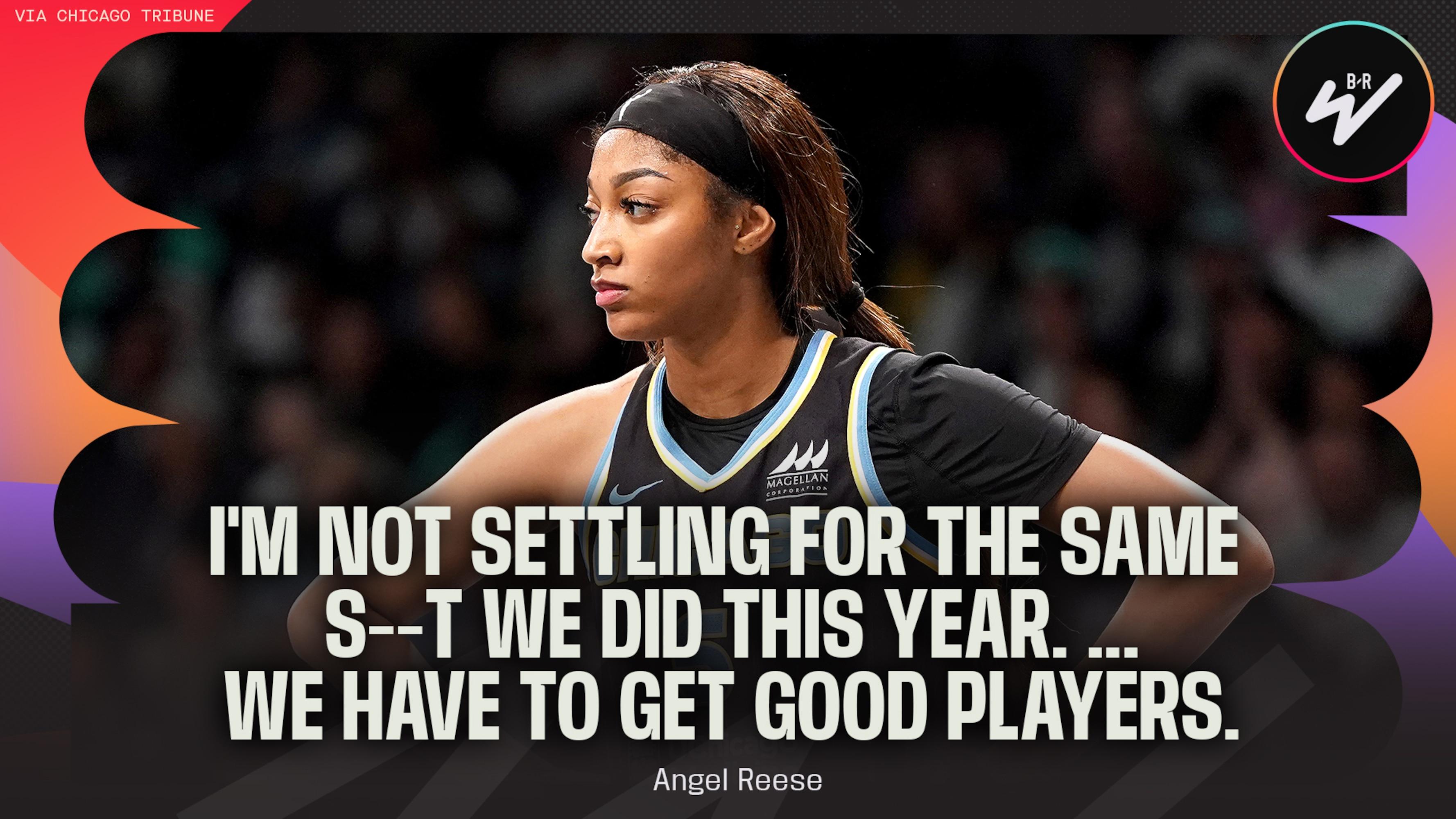 Angel Reese 'will not rest in the same S' in 2026, encourages Sky to make a list...