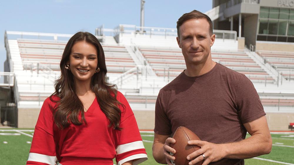 Kristin Juszczyk and Brees will be done in the verizon small of the week