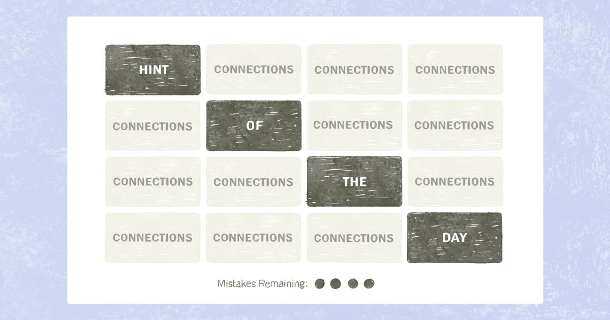 NYT Connections clues and answers for December 30, puzzle #933